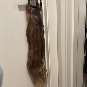 Blond Hair Extension ponytail 100% human